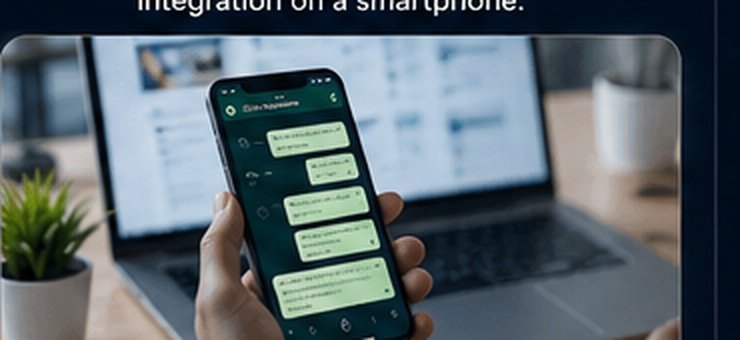 WhatsApp AI automation on a smartphone